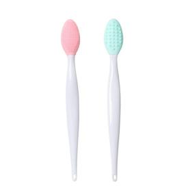 img 3 attached to 💋 Discover Flawless Lips with Double-Sided Silicone Exfoliating Lip Brush (2PCS)