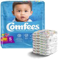 comfees premium baby diapers size 5, 27 count - total fit system for boys & girls (cmf-5) logo