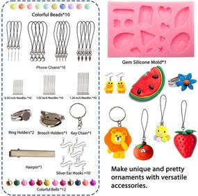 img 1 attached to 🎨 Shuttle Art Polymer Clay Kit - 50 Vibrant Colors, 1.2 oz/Block, Non-Toxic, Complete with Tools & Accessories - Ideal DIY Gift for Kids