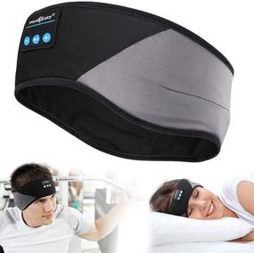 img 4 attached to 😴 Enhance Your Sleep and Fitness with MUSICOZY Sleep Headphones Bluetooth Sport Headband - Waterproof and Wireless