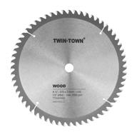 🪚 twin-town 8-1/4-inch saw blade, 60 teeth, multifunctional for soft wood, hard wood, chipboard & plywood, 5/8-inch dmk arbor logo