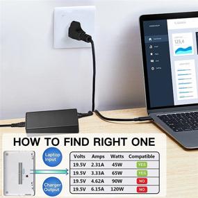 img 2 attached to ⚡️ 65W 19.5V 3.33A AC Adapter Charger for HP Chromebook 14 & Pavilion 15 Series Notebook PCs, Compatible with 709985-003 714657-001 PA-1650-32HE 710412-001 Power Supply Cord