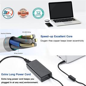 img 3 attached to ⚡️ 65W 19.5V 3.33A AC Adapter Charger for HP Chromebook 14 & Pavilion 15 Series Notebook PCs, Compatible with 709985-003 714657-001 PA-1650-32HE 710412-001 Power Supply Cord