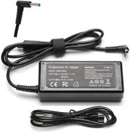 ⚡️ 65w 19.5v 3.33a ac adapter charger for hp chromebook 14 & pavilion 15 series notebook pcs, compatible with 709985-003 714657-001 pa-1650-32he 710412-001 power supply cord logo