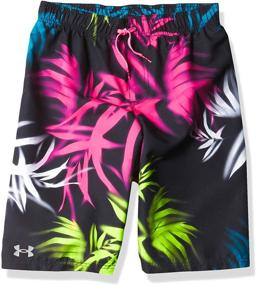 img 3 attached to 🩲 Top-quality Under Armour Boys Swim Trunks - Trendy Swimwear for Boys