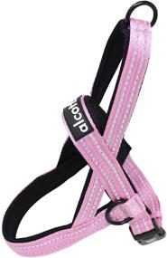 img 1 attached to 🐾 Alcott Reflective Norwegian Harness for Dogs with Stitching