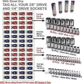 img 1 attached to Elevate Efficiency with Mechanics Master Economy Labeling Sockets: Top Industrial Power & Hand Tools