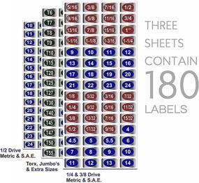 img 3 attached to Elevate Efficiency with Mechanics Master Economy Labeling Sockets: Top Industrial Power & Hand Tools