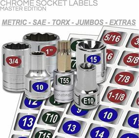 img 2 attached to Elevate Efficiency with Mechanics Master Economy Labeling Sockets: Top Industrial Power & Hand Tools