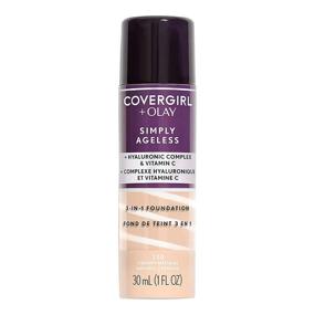 img 4 attached to 💆 Covergirl + Olay Simply Ageless 3-in-1 Liquid Foundation, Creamy Natural: Youthful Radiance in a Bottle