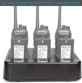 img 2 attached to 🔌 Retevis RT27 RT27V Walkie Talkies Charging Base with Six-Way Charger Station - Multi Unit Rapid Gang Charger for Retevis RT27 RT27V 2 Way Radios (1 Pack)