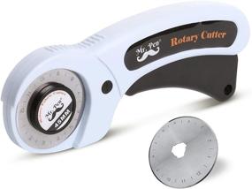 img 4 attached to 🔪 Mr. Pen - 45mm Fabric Cutter with Extra Blade, Rotary Cutter for Fabric and Leather, Fabric Rotary Cutting Tool, Sewing Rotary Cutter Wheel