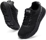 stq women's breathable cushioned running shoes with arch support - ideal for walking, tennis, and all-day comfort logo