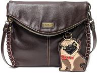 👜 chala charming crossbody zipper metal women's handbags & wallets: stylish hobo bags with versatile functionality logo