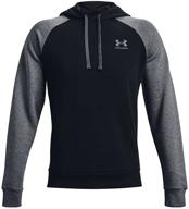 under armour fleece colorblock hoodie logo