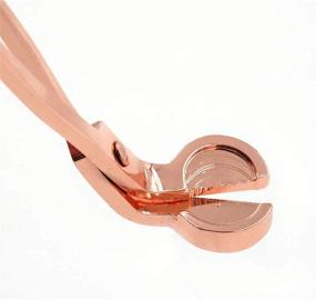 img 2 attached to 🕯️ Enhance your Candle Experience with Vincidern Candle Accessory Set: Wick Trimmer, Cutter, Snuffer, and Dipper Rose Gold (Gift Package)