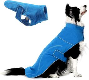 img 4 attached to 🐾 BLXL Dog Jacket: Lightweight and Cozy Coat for Small Medium Large Dogs - Ideal Dog Clothes for Girls and Boys, Soft Warm Double-Layer Fleece Vest for Indoor and Outdoor Use