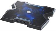 cooler master notepal x3 laptop cooling pad - boost your performance with 200mm blue led fan logo