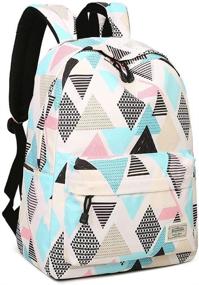 img 2 attached to 🎒 Joymoze Rhombus Children Bookbag: Stylish and Practical Backpack for Kids