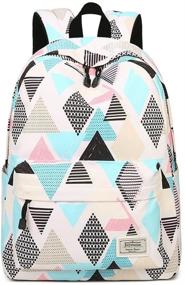 img 4 attached to 🎒 Joymoze Rhombus Children Bookbag: Stylish and Practical Backpack for Kids