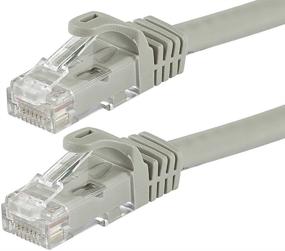 img 4 attached to ✨ Монопрайс 111217 Flexboot кабель Cat6 Ethernet Patch - 0.5 фута серый - RJ45, 550 МГц, UTP, многожильный, медный провод