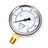 🔩 stainless steel liquid pressure gauge (0-30 psi) by tailonz pneumatic logo