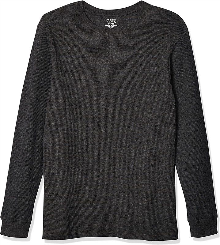 french toast solid thermal white boys' clothing in tops, tees & shirts 로고
