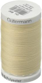 img 1 attached to Gutermann Sew-All Thread 547 Yards Ivory: High-Performance Stitching for Every Sewing Project