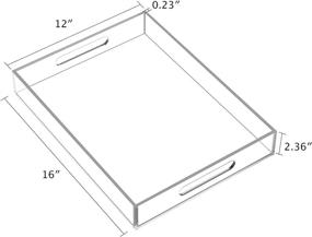 img 3 attached to Lighting Acrylic Serving Tray Clear