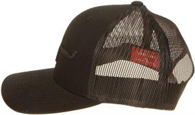 img 2 attached to 🧢 Men's Indigo Upgrade Weekly Mesh-Back Trucker Cap by Kimes Ranch