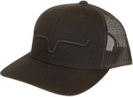 🧢 men's indigo upgrade weekly mesh-back trucker cap by kimes ranch логотип