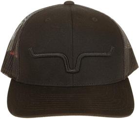 img 3 attached to 🧢 Men's Indigo Upgrade Weekly Mesh-Back Trucker Cap by Kimes Ranch