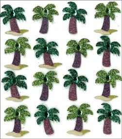 img 1 attached to 🌴 Jolee's Boutique Dimensional Stickers, Tropical Palm Trees