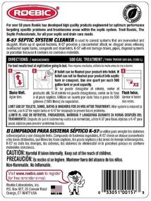 img 2 attached to 🚽 Roebic Laboratories, Inc. K-57 Septic System Treatment, 32oz - Pack of 3