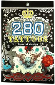 img 4 attached to 🖌️ Tapp Collections 280 Temporary Tattoos - M1 Style: Unleash Your Inner Rebel with an Extensive Tattoo Collection