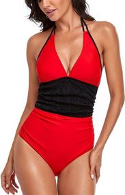 img 2 attached to 👙 Bonim Sleeve Swimsuits Surfing X Large Women's Clothing: Ultimate Comfort & Style for Big & Beautiful Beach Days