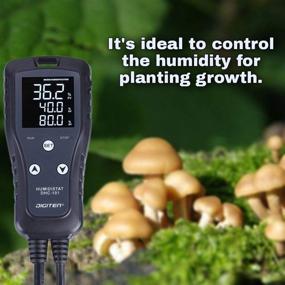 img 2 attached to 🌡️ DIGITEN Digital Humidity Controller with High Accuracy Sensor for Dehumidifier, Humidifier, Greenhouse, and More - AC 110V-240V