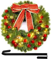 christmas festive operated artificial decoration seasonal decor logo