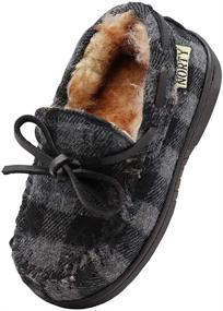 img 4 attached to 👦 Boys' NORTY Buffalo Moccasin Slipper 40918 in size 3M US Little Kid - Shoes