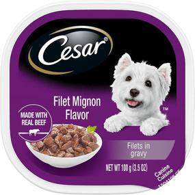 img 4 attached to 🐶 Cesar Gourmet Filets in Sauce Wet Dog Food - Pack of 24 Cans