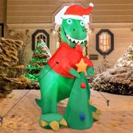 ingrinc inflatable dinosaur christmas decorations logo