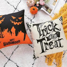 img 3 attached to Dreamcountry Halloween Farmhouse Outdoor Decorations Bedding