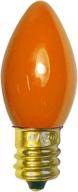 🔆 brite star 4 pack orange c7 replacement bulbs - high-quality, long-lasting lighting solution logo