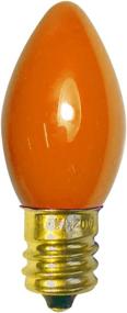 img 1 attached to 🔆 Brite Star 4 Pack Orange C7 Replacement Bulbs - High-Quality, Long-Lasting Lighting Solution