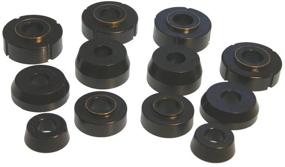 img 1 attached to Prothane Black Body and Cab Mount Bushing Kit - 12 Piece (6-105-BL) for Enhanced SEO