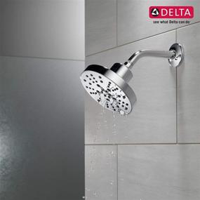 img 1 attached to 🚿 Chrome 6 Inch Shower Arm and Flange by Delta U4993-PK