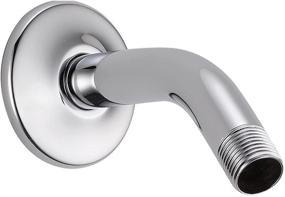 img 4 attached to 🚿 Chrome 6 Inch Shower Arm and Flange by Delta U4993-PK