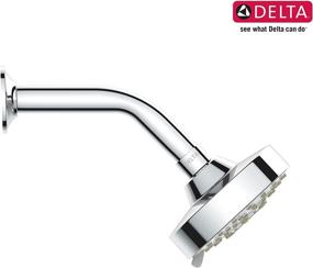 img 2 attached to 🚿 Chrome 6 Inch Shower Arm and Flange by Delta U4993-PK