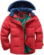 ❄️ farvalue winter quilted windproof outwear: stylish boys' clothing for cold & windy days logo