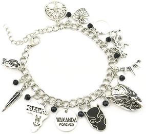 img 2 attached to 🌟 Universe Fandoms Cartoon Superhero Bracelet: The Ultimate Girls' Jewelry and Bracelet Collection
